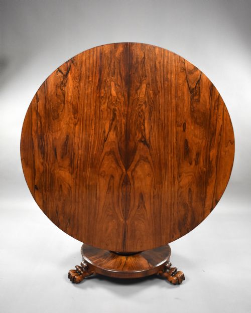 William IV Rosewood Circular Breakfast Table