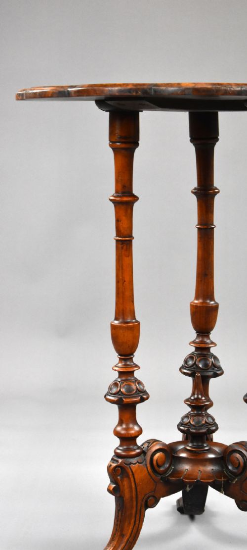 Victorian Walnut Occasional/Lamp Table