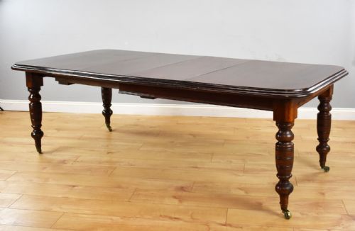 Late Victorian Mahogany Pull Out Dining Table