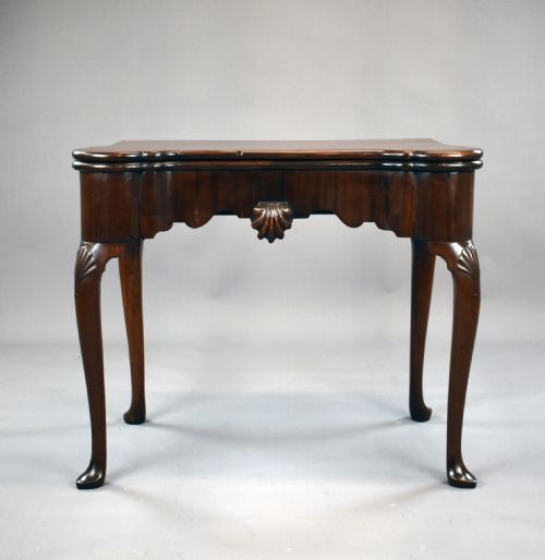 GEORGE II IRISH MAHOGANY CARD TABLE - ADDITIONAL PHOTO 3