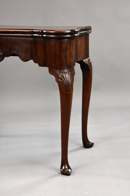 GEORGE II IRISH MAHOGANY CARD TABLE - ADDITIONAL PHOTO 6