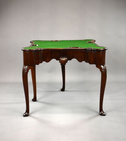 GEORGE II IRISH MAHOGANY CARD TABLE - ADDITIONAL PHOTO 8