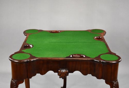 GEORGE II IRISH MAHOGANY CARD TABLE - ADDITIONAL PHOTO 9