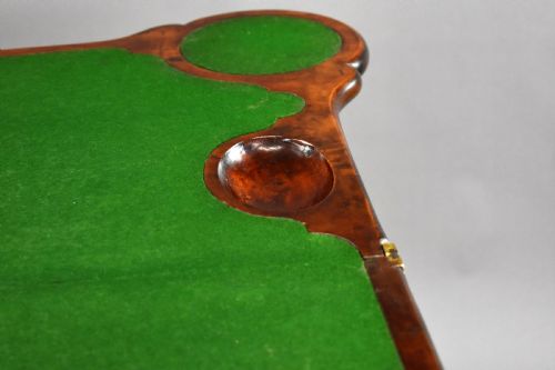 GEORGE II IRISH MAHOGANY CARD TABLE - ADDITIONAL PHOTO 11