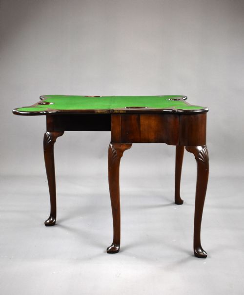 GEORGE II IRISH MAHOGANY CARD TABLE - ADDITIONAL PHOTO 13
