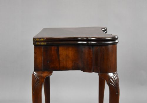 GEORGE II IRISH MAHOGANY CARD TABLE - ADDITIONAL PHOTO 15