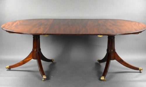 19th Century Mahogany Pedestal Dining Table