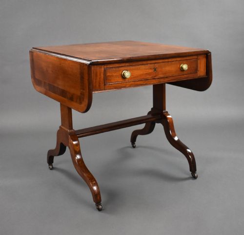 Regency Mahogany Sofa Table