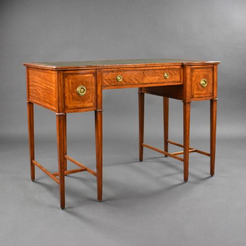 Edwardian Satinwood Writing Table