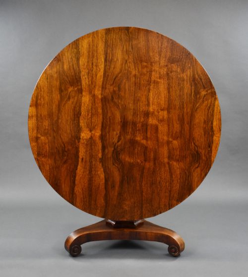 Victorian Rosewood Circular Breakfast Table