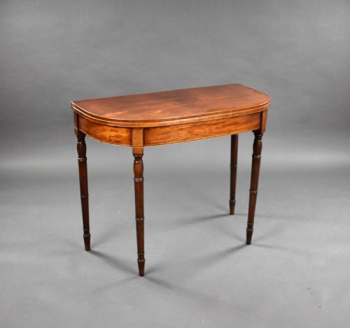 George III Mahogany Tea Table