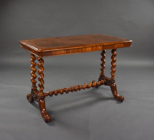 Victorian Burr Walnut Coffee Table