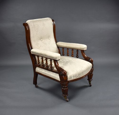 Victorian Mahogany Armchair