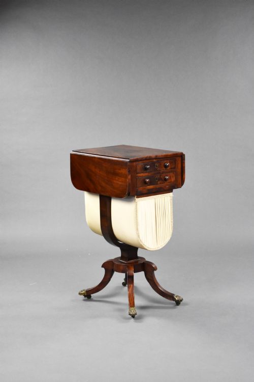 Regency Mahogany Work Table