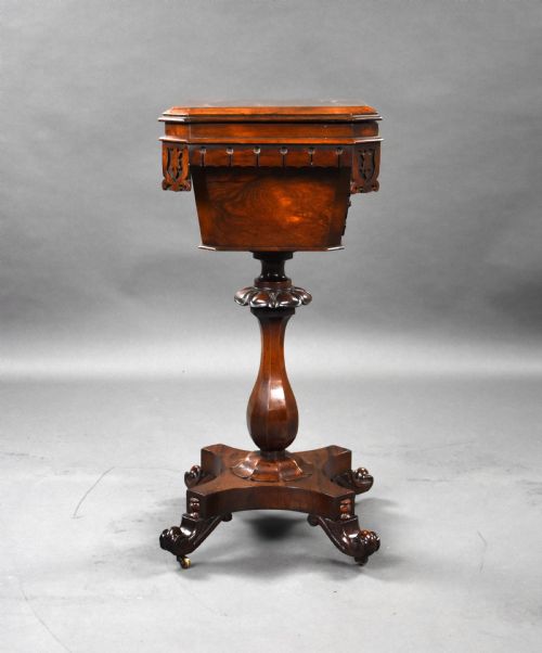 WILLIAM IV ROSEWOOD TEA POY - ADDITIONAL PHOTO 3