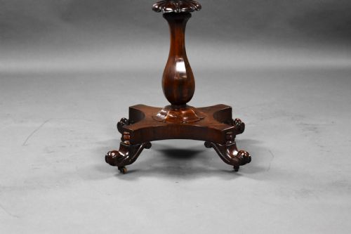 WILLIAM IV ROSEWOOD TEA POY - ADDITIONAL PHOTO 7