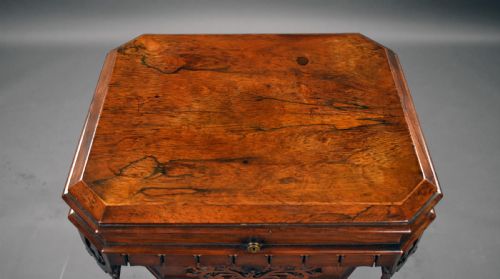 WILLIAM IV ROSEWOOD TEA POY - ADDITIONAL PHOTO 8