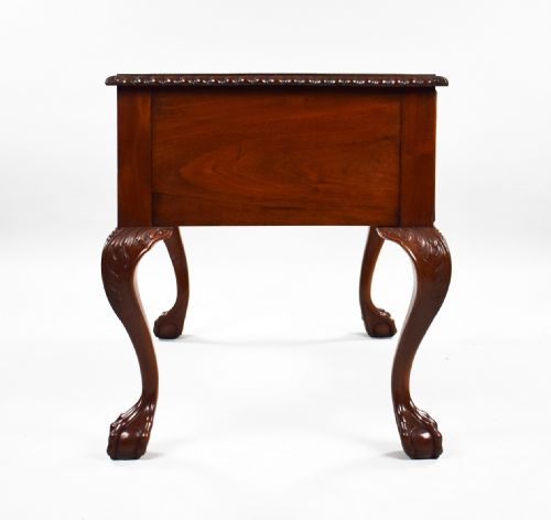 MAHOGANY CHIPPENDALE STYLE WRITING TABLE - ADDITIONAL PHOTO 9