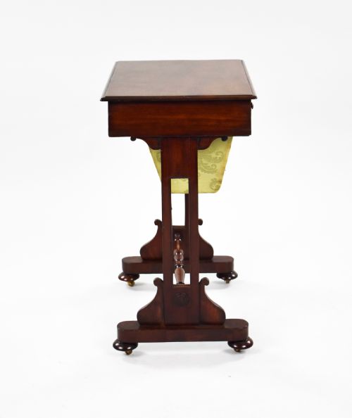 VICTORIAN MAHOGANY WORK TABLE - ADDITIONAL PHOTO 6