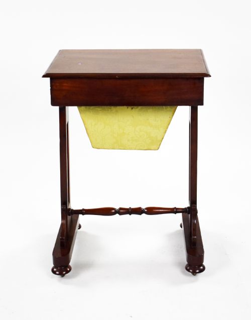 VICTORIAN MAHOGANY WORK TABLE - ADDITIONAL PHOTO 7