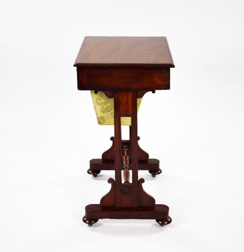 VICTORIAN MAHOGANY WORK TABLE - ADDITIONAL PHOTO 8