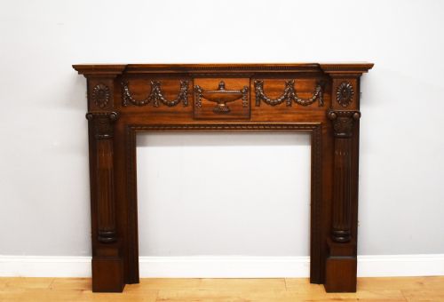 1930s Mahogany Fire Surround