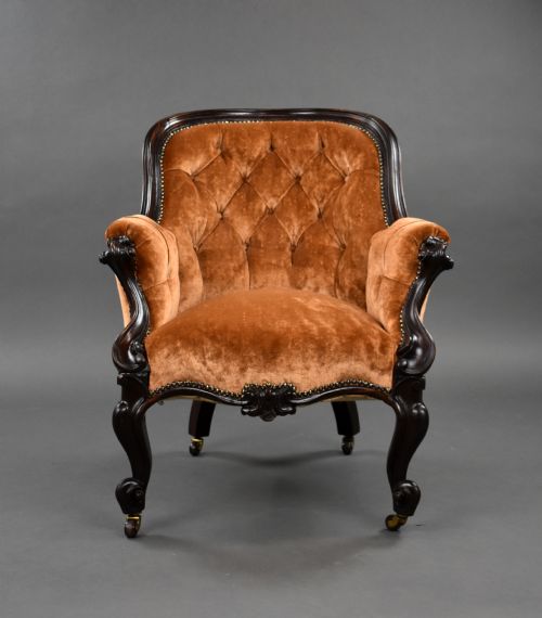 Victorian Mahogany Armchair