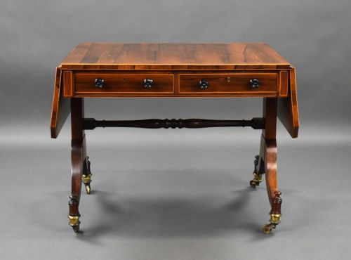REGENCY ROSEWOOD SOFA TABLE