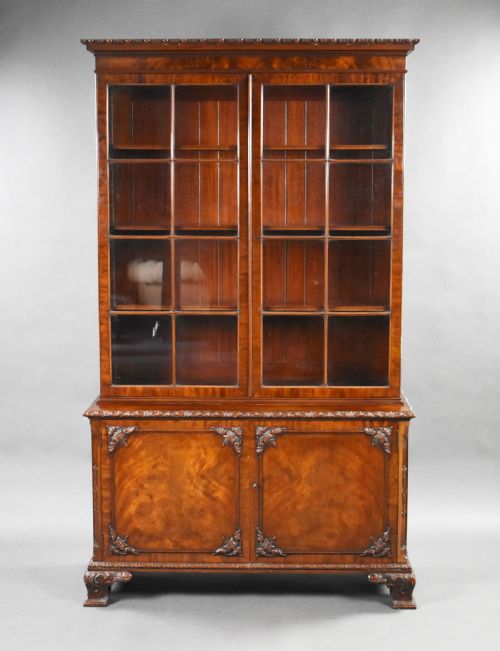 Edwardian Mahogany Bookcase by Waring & Gillows