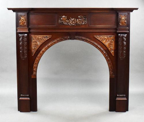 1930s Mahogany Fire Surround