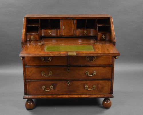 GEORGE I WALNUT BUREAU - ADDITIONAL PHOTO 7