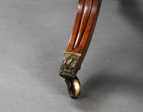 REGENCY MAHOGANY SOFA TABLE - ADDITIONAL PHOTO 1