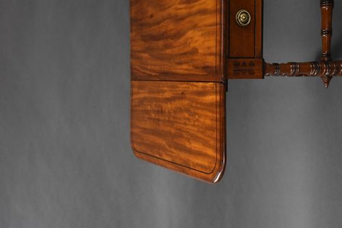 REGENCY MAHOGANY SOFA TABLE - ADDITIONAL PHOTO 8
