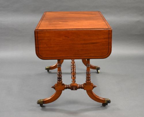 REGENCY MAHOGANY SOFA TABLE - ADDITIONAL PHOTO 17
