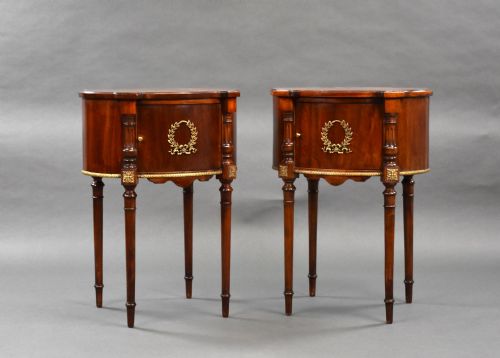 Pair of Antique Mahogany Bedside Tables