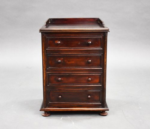 19TH CENTURY MAHOGANY COLLECTORS CHEST - ADDITIONAL PHOTO 1