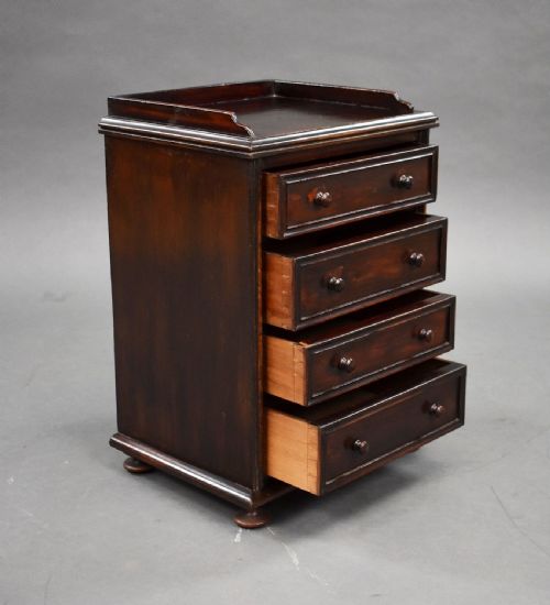 19TH CENTURY MAHOGANY COLLECTORS CHEST - ADDITIONAL PHOTO 3