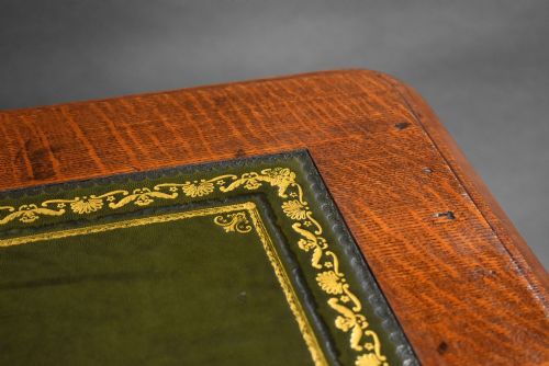 VICTORIAN OAK PARTNERS DESK - ADDITIONAL PHOTO 5