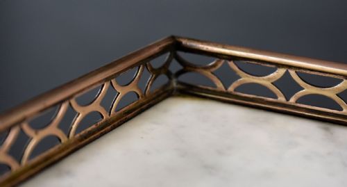 19TH CENTURY FRENCH WALNUT GLASS TOP COMMODE - ADDITIONAL PHOTO 7