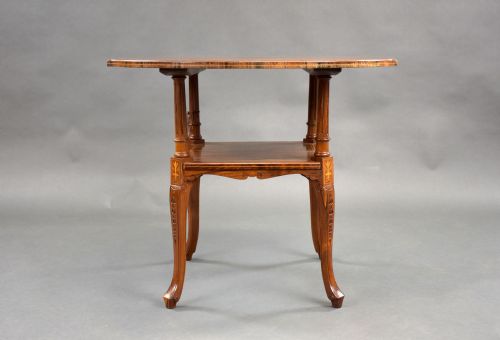 EDWARDIAN ROSEWOOD INLAID CENTRE TABLE - ADDITIONAL PHOTO 1