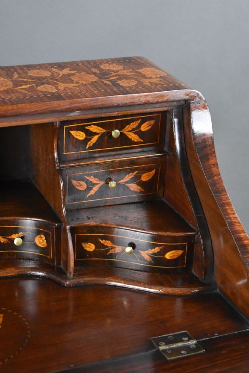 19TH CENTURY DUTCH MARQUETRY BUREAU - ADDITIONAL PHOTO 12