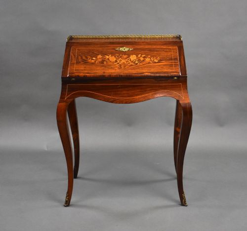 19TH CENTURY FRENCH ROSEWOOD BUREAU DE DAME - ADDITIONAL PHOTO 1