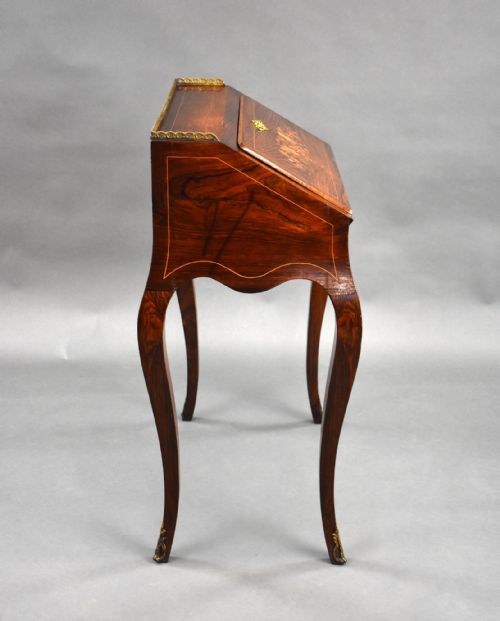 19TH CENTURY FRENCH ROSEWOOD BUREAU DE DAME - ADDITIONAL PHOTO 3