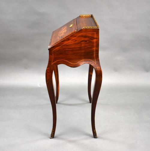 19TH CENTURY FRENCH ROSEWOOD BUREAU DE DAME - ADDITIONAL PHOTO 5
