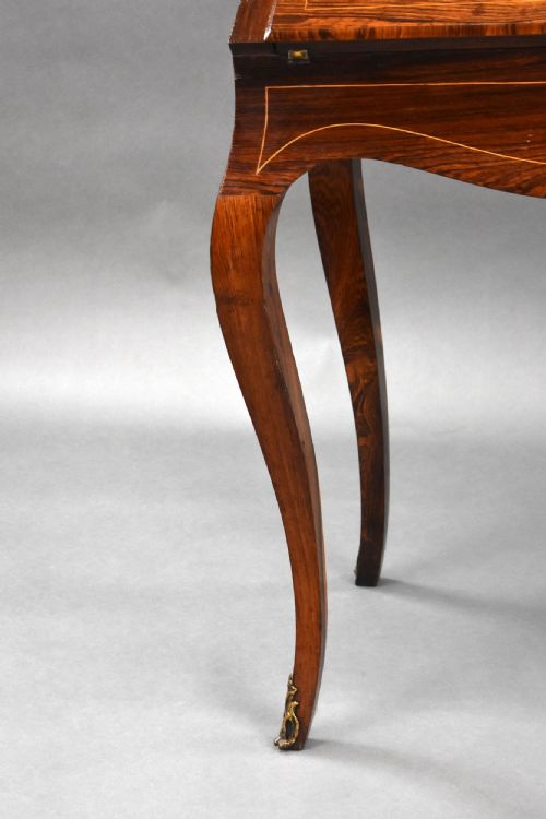19TH CENTURY FRENCH ROSEWOOD BUREAU DE DAME - ADDITIONAL PHOTO 6