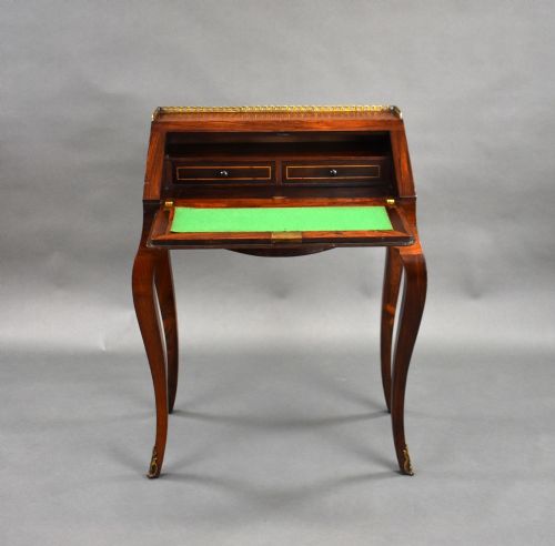 19TH CENTURY FRENCH ROSEWOOD BUREAU DE DAME - ADDITIONAL PHOTO 7
