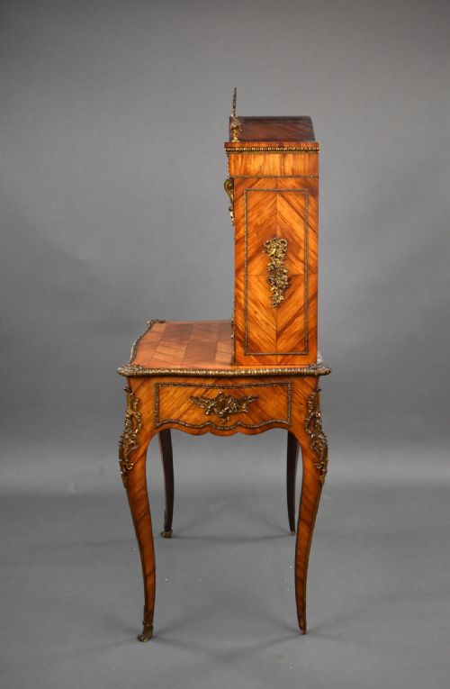 19TH CENTURY WALNUT BONHEUR DU JOUR - ADDITIONAL PHOTO 1