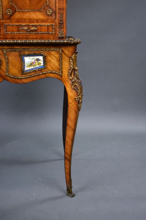 19TH CENTURY WALNUT BONHEUR DU JOUR - ADDITIONAL PHOTO 8