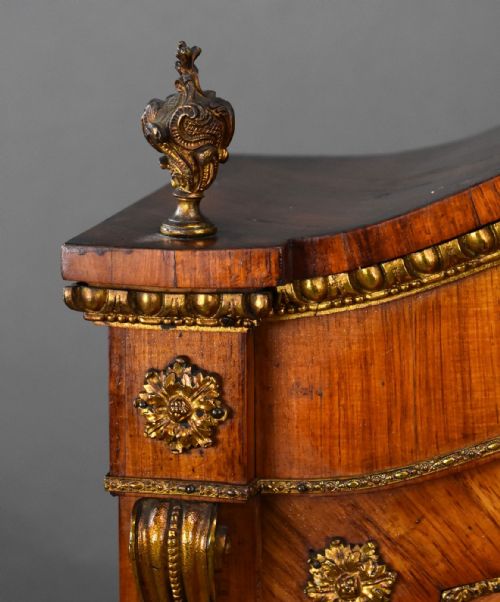 19TH CENTURY WALNUT BONHEUR DU JOUR - ADDITIONAL PHOTO 11