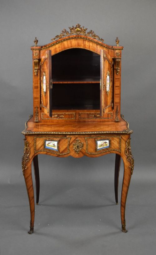 19TH CENTURY WALNUT BONHEUR DU JOUR - ADDITIONAL PHOTO 13